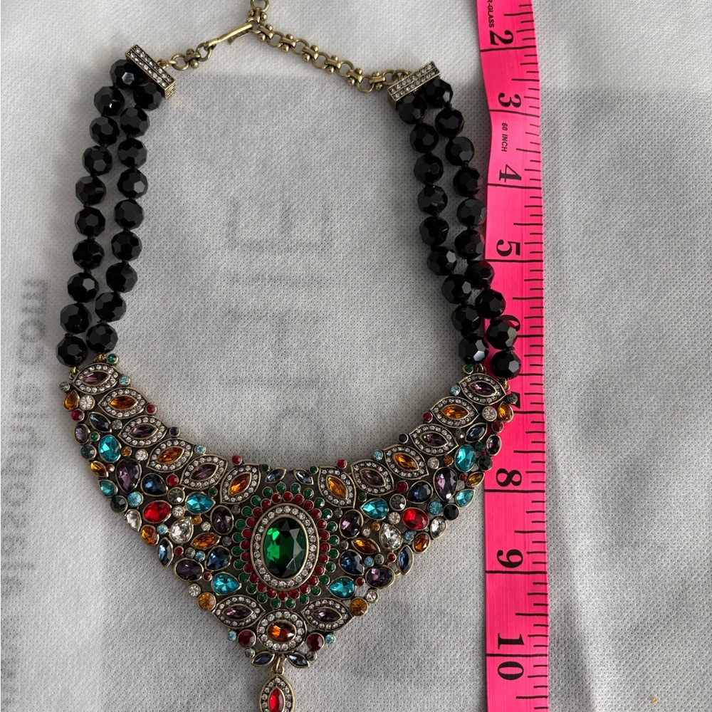 Authentic New Heidi Daus “Worth Waiting For”Colorful Gemstone Necklace - Picture 6 of 9